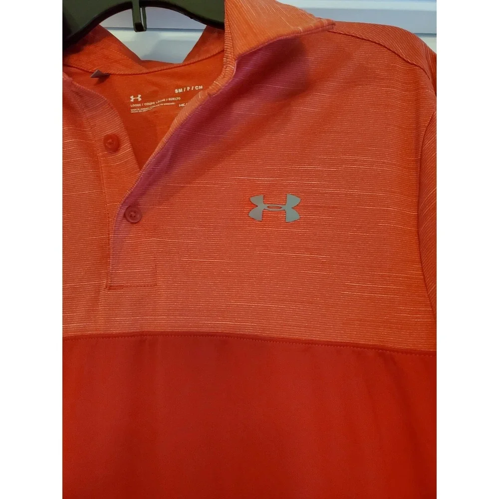 Under Armour Loose fit Heat Gear Golf Polo Shirt Men's S